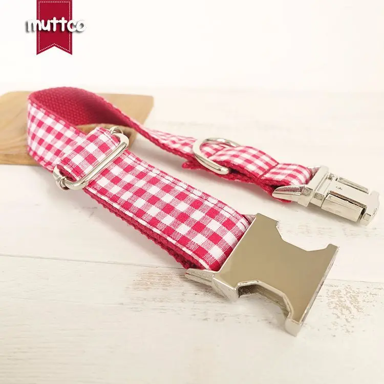 Новый высококачественный Улучшенный ошейник в красную клетку стереотипичный
