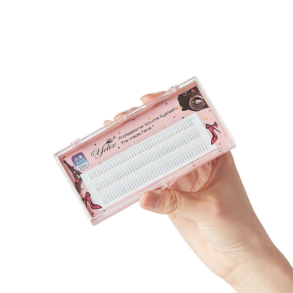 Индивидуальные русские объемные ресницы для наращивания 2D пучки ресниц длинный