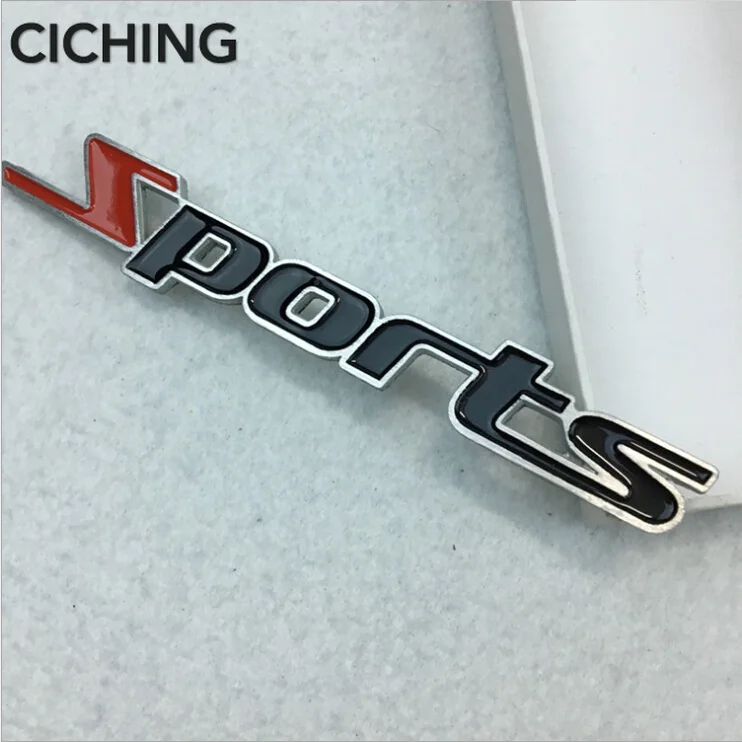 Хит автомобильный Стайлинг 3D металлические наклейки для спортивных автомобилей