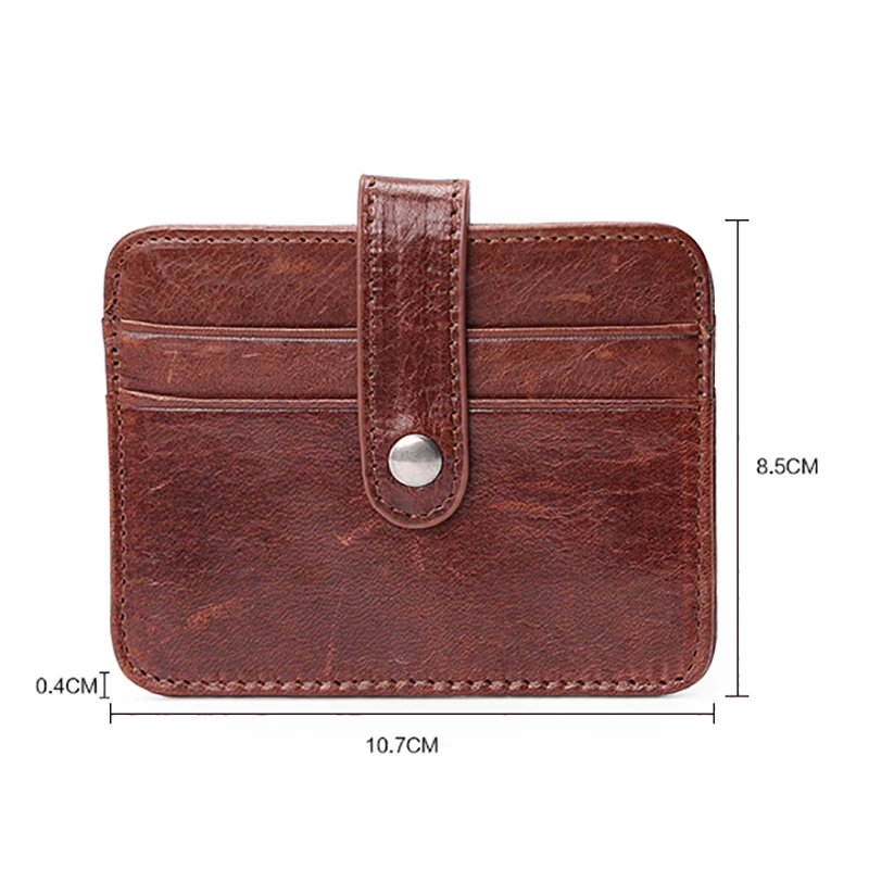 AETOO Leather Card bag men ultra-thin simple credit card bank head layer cowhide Small clip | Багаж и сумки