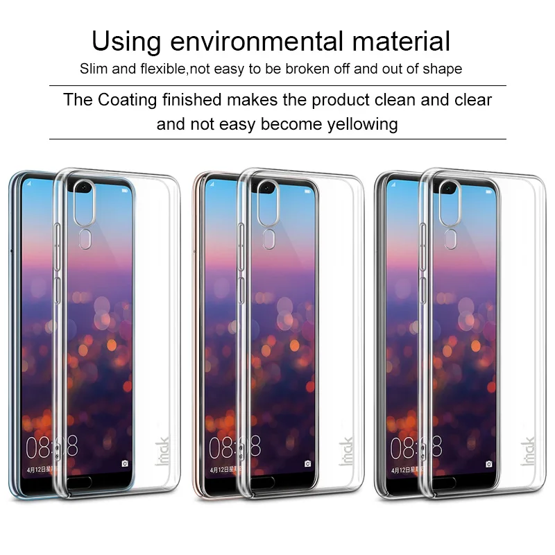 IMAK Crystal Case II Pro Чехол для Huawei P20 (5.8 дюймов) жесткий PC антидетонационных прозрачная