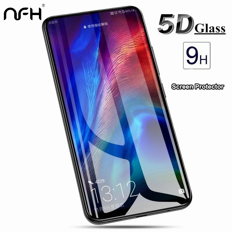 5D изогнутые края полное покрытие стекло для Huawei Nova 5 Nova5 Pro 9H Закаленное Защитная