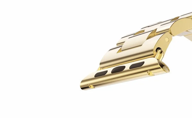 Космический серый ремешок для часов Apple Watch Band 42 мм 38 мм ремешок из нержавеющей стали Пряжка адаптер Ссылка Браслет спортивная версия