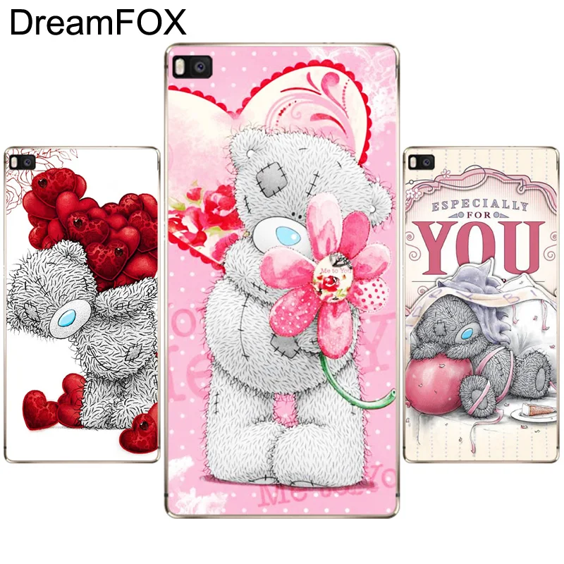 DREAMFOX M206 милый плюшевый мишка Мягкий ТПУ силиконовый чехол для Huawei P8 P9 P10 P20 P30 Lite Pro P
