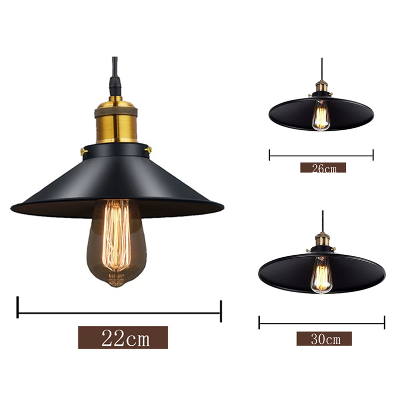 Ретро Droplight E27 подвесные светильники hanglamp промышленный Лофт винтажные лампы бар