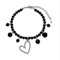 charm bracelets bangles fashion simulated pearl beads wedding jewelry for women