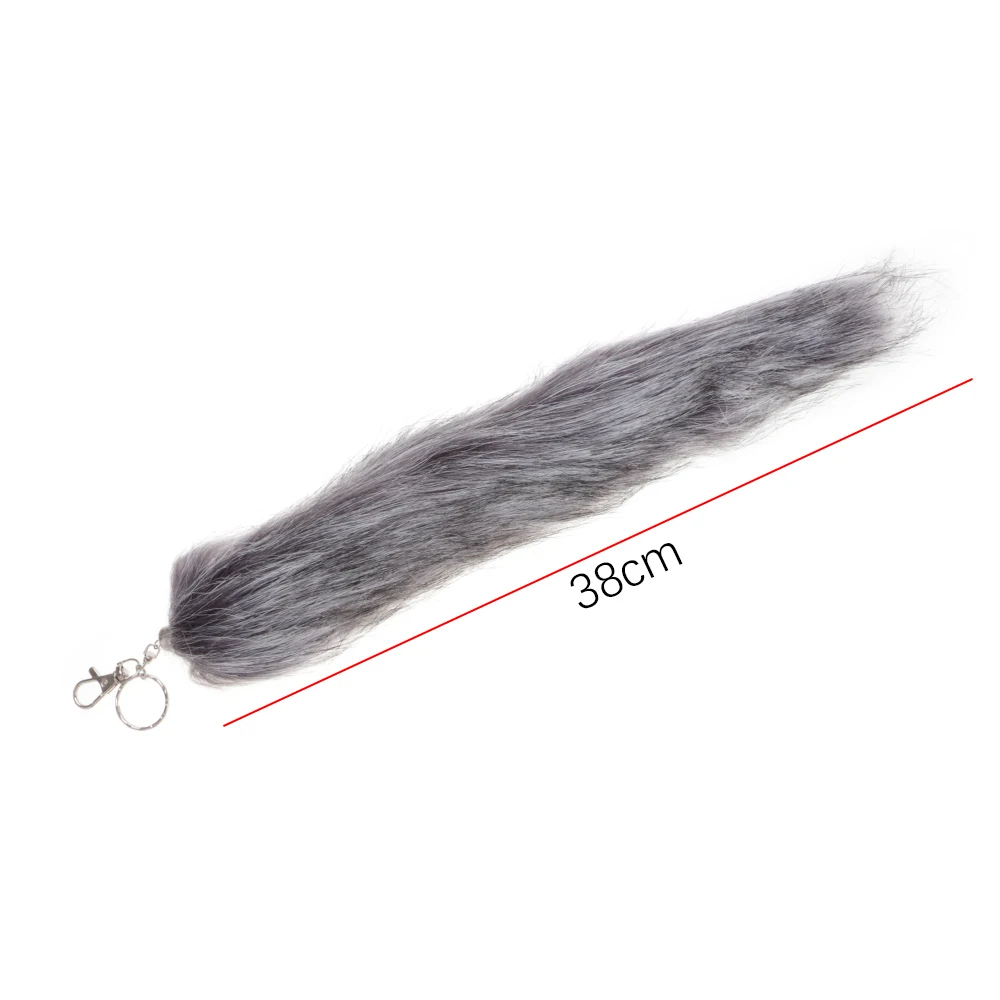 38cm Women Comfortable Soft Faux Fur Tail Keychain Anal Sex Toys |