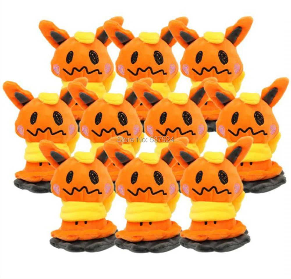 7 шт. Sylveon Eevee Umbreon Flareon vaporion Jolteon Espeon Косплей Mimikyu " 10 см Брелок-плюшевая кукла подвеска