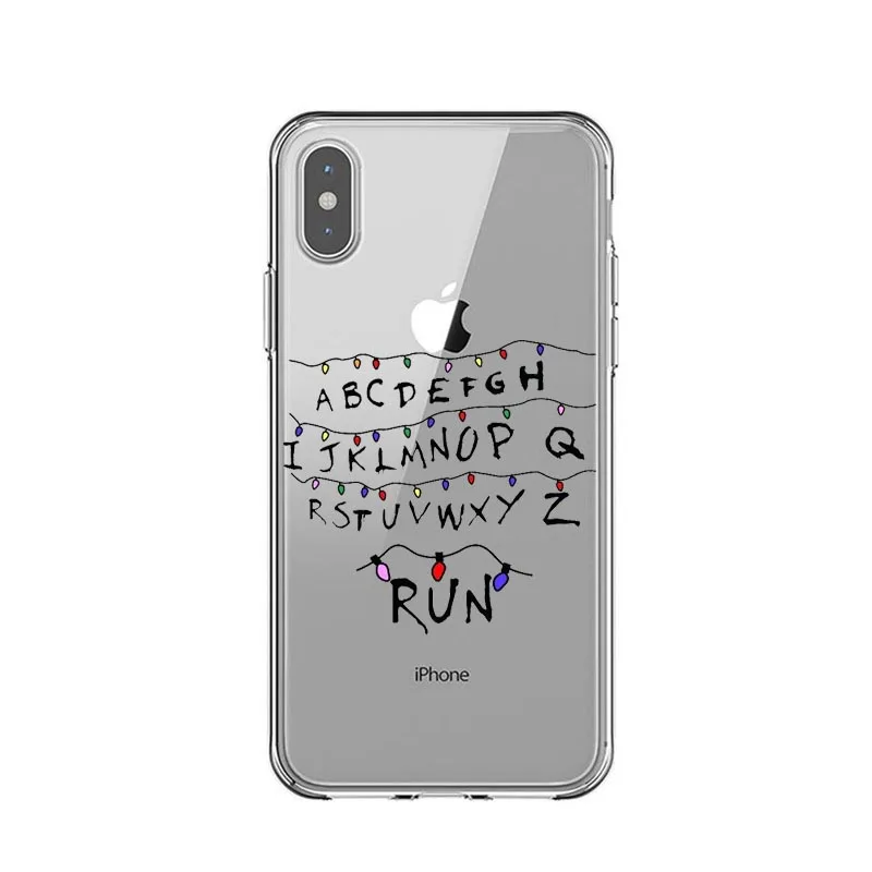TPU Stranger things Сезон 3 чехол для телефона для iPhone X XR XS MAX 6 7 8 plus 5 5S 6s SE 11 Pro Max прозрачный мягкий силиконовый черный чехол - Цвет: TPU
