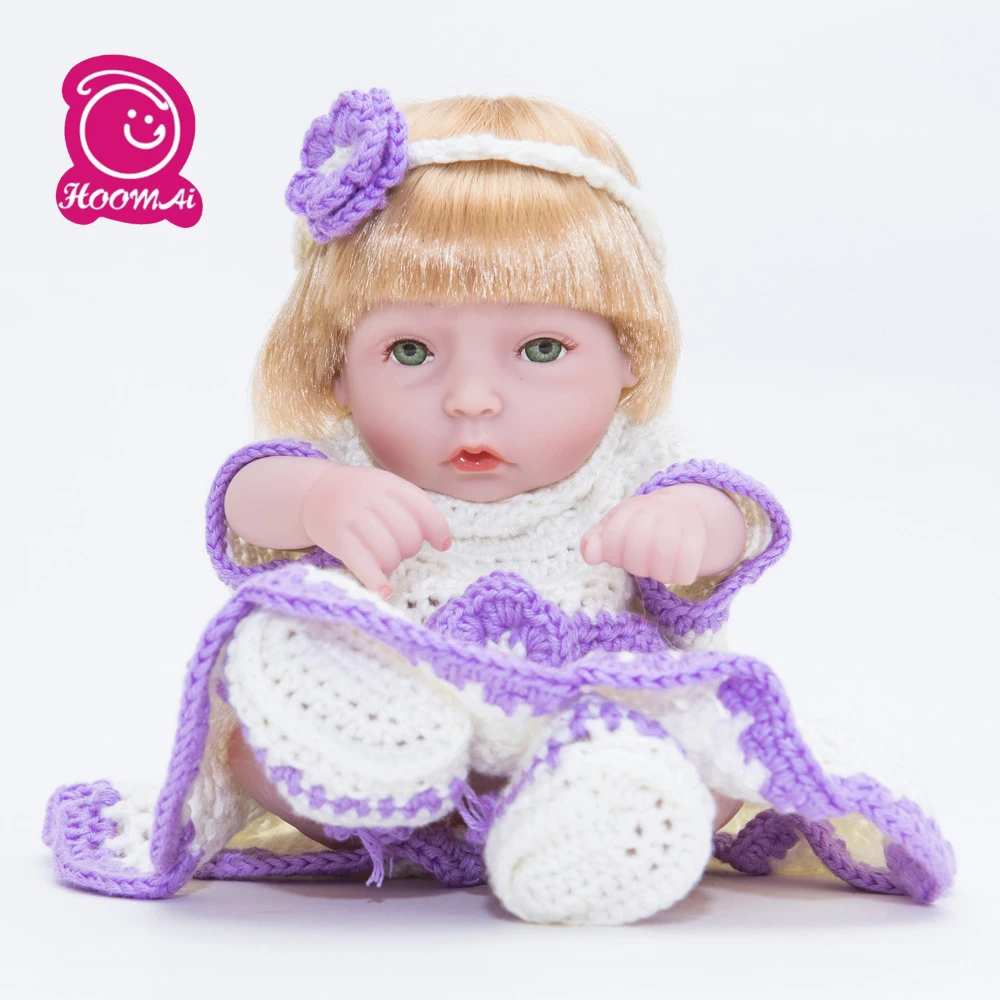 28 см мини кукла новорожденная Реалистичная Boneca Bebe Принцесса lol настоящая Menina