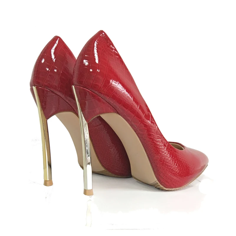 Женские туфли лодочки из искусственной кожи на высоком каблуке 12 см|high heel wedding