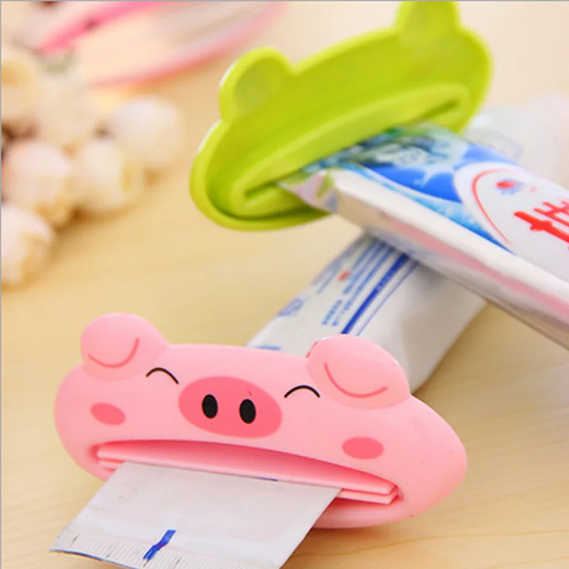 

Easy Cartoon Toothpaste Squeezer Multipurpose Manual Squeezer Bathroom Accessories for Cosmetics Facial Cleanser Toothpaste