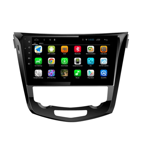 Автомобильный GPS-навигатор 10,2 дюйма, четырехъядерный, Android 8,1, для Nissan X-Trail Qashqai с Wi-Fi, зеркальная связь, экран 1024X600