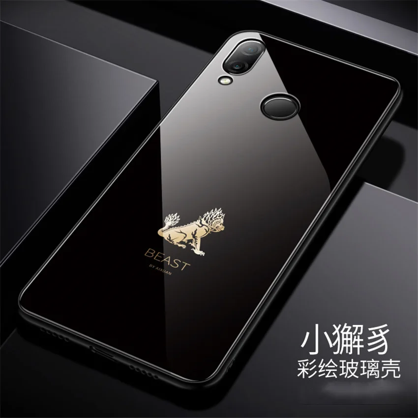 color 5 Чехол для Redmi Note 7, чехол для Xiaomi Redmi note 7 pro, чехол из закаленного стекла с защитой от падения, чехол для Xiaomi Redmi Note 7, чехол с рисунком - Цвет: color 5