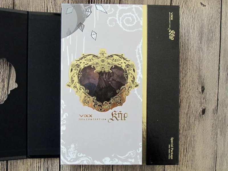 VIXX autographed подписанный 2016 зачатия альбом CD + DVD Фотокнига новая Корейская