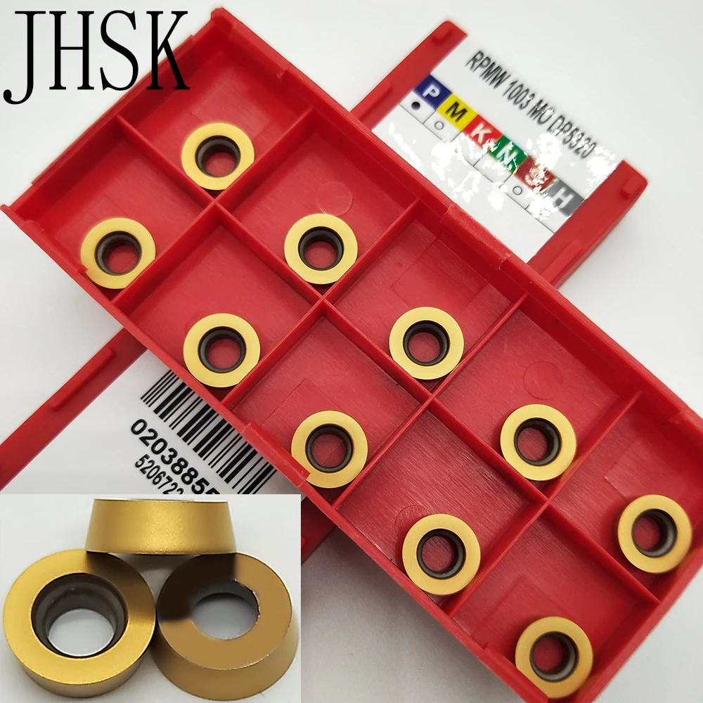 

10pcs RPMW1003MO DP5320 tungsten carbide insert turning tools blade High cost performance