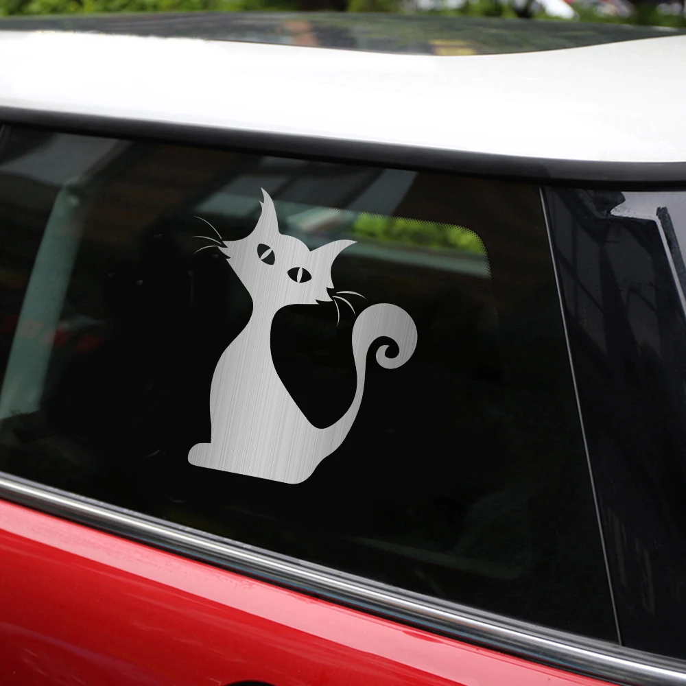 Тонкий стикеры следы на машине и наклейки для авто автомобиль укладки волос