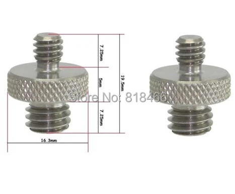 20pcs/lot New Metal Adapter Male 1/4&quot to 3/8&quot Thread Screws coupler 1/4-3/8 adapter ring For DSLR Tripod Monopod | Электроника