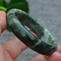 drop shipping natural emerald bangle green myanmar jade bracelets round bangles gift for women jades fine jewelry accessories