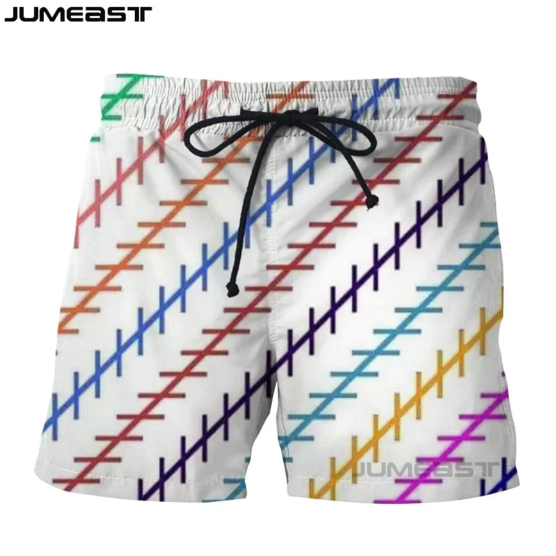 Jumeast Брендовые мужские женские и 3d-принты визуальные иллюзии шорты Плавки новые