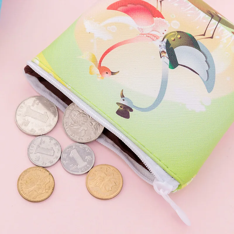 Кошелек для монет XZP Женский мини сумка на молнии с изображением