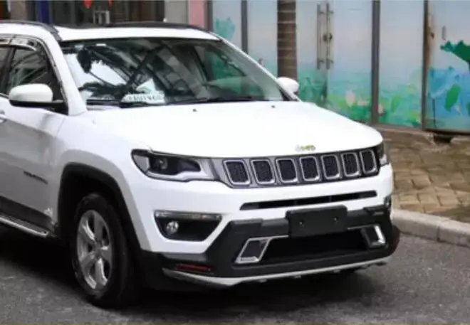 Для Jeep из АБС пластика хромовые автомобильные передние и задние защитные бамперы