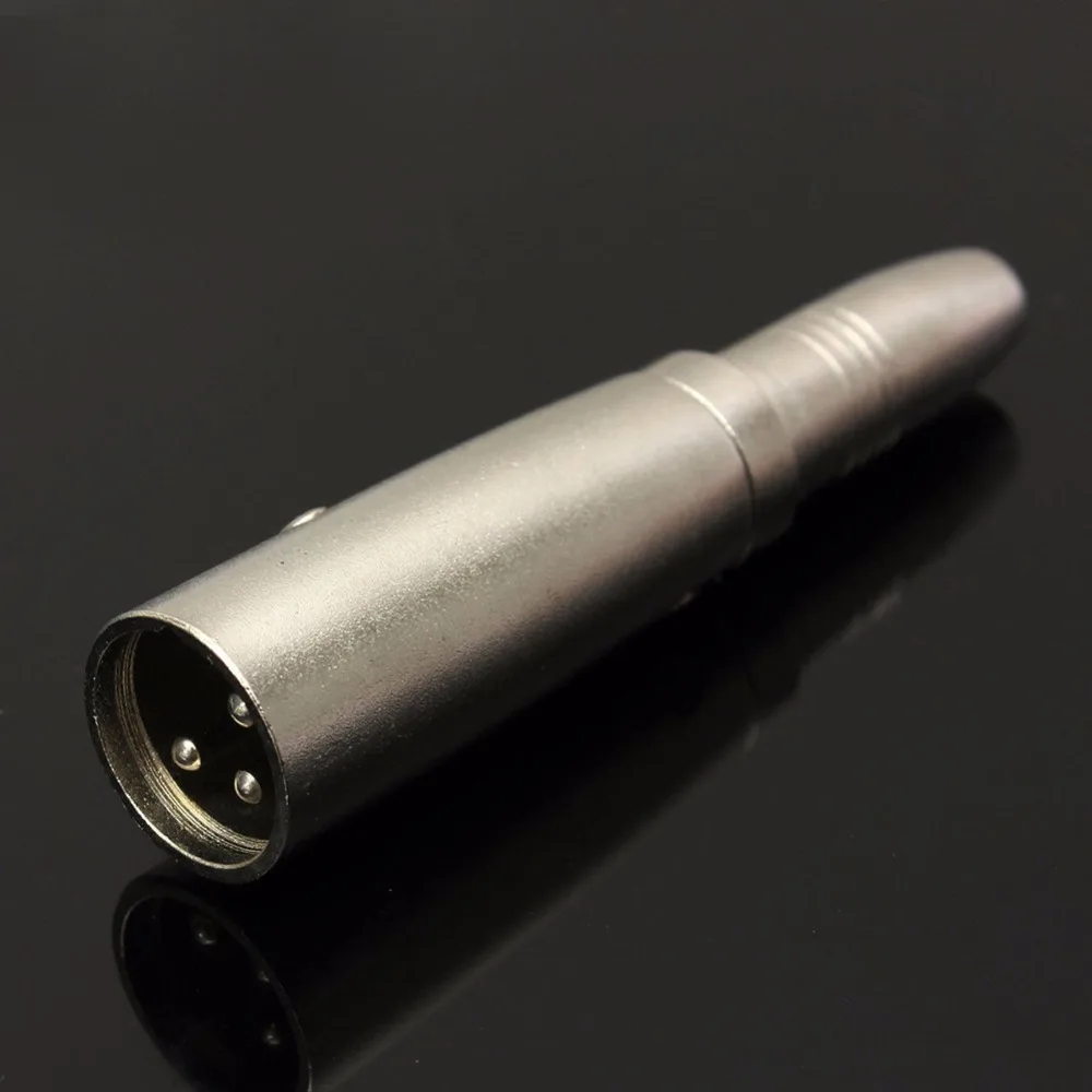 Аудиоадаптер XLR с 3 контактным штекером на 1/4 дюйма 6 35/6 5 мм моно гнездовой