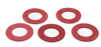 50pcslot m10m12m14 steel flat pad insulation washer red paper gasket spacer insulating spacers hardware301