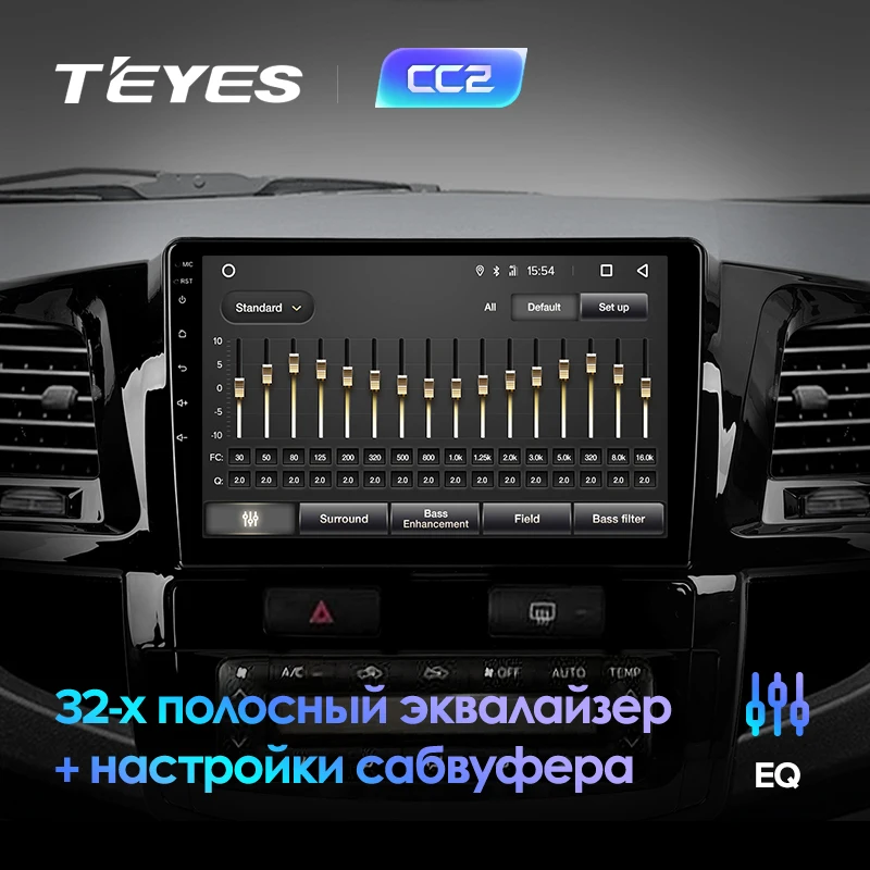 TEYES CC2 Штатная магнитола для Тойота Фортунер AN50 AN60 Toyota Fortuner AN50 AN60 2008 2010 2011 2012 Android 8.1, до 8-ЯДЕР, 2DIN автомагнитола 2 DIN DVD GPS мультимедиа автомобиля головное устройство