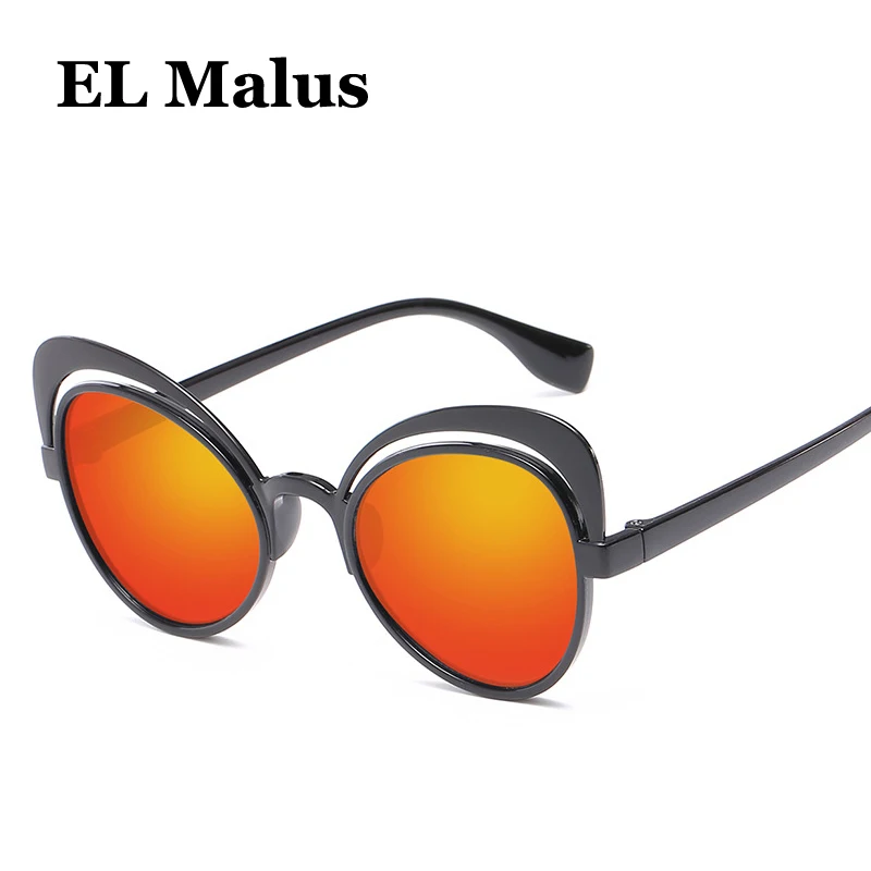 [EL Malus]2018 новые модные солнцезащитные очки в оправе кошачий глаз женские UV400