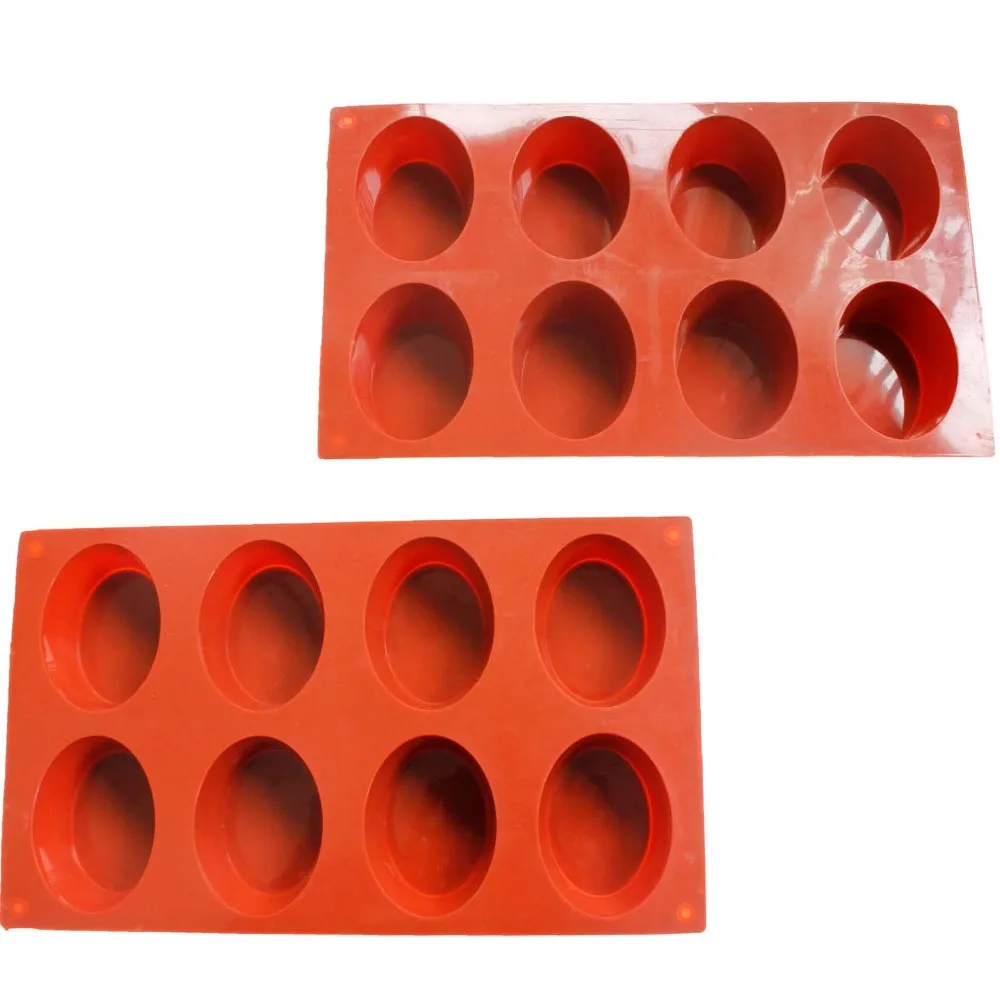 Форма для торта форма мыла 8 эллипса овальная силиконовая конфет шоколада|mould