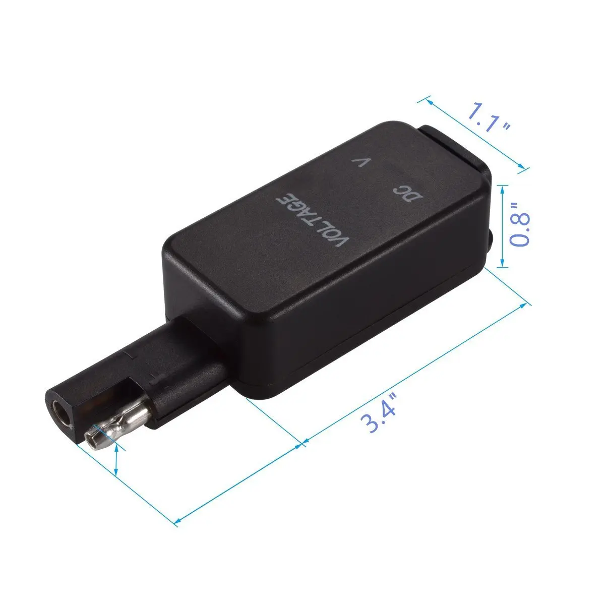 Зарядное устройство для мотоцикла с двумя разъемами 3 1 а Usb 12 В 24 В|voltmeter socket|motorcycle