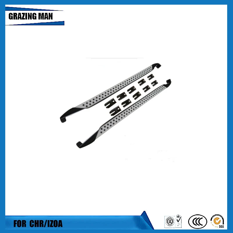 Высококачественные пороги из алюминиевого сплава боковая подножка для CHR 2018 2019