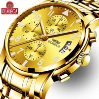 olmeca brand clock relogio masculino luxury sport mens watches chronograph waterproof montre homme military watches for men