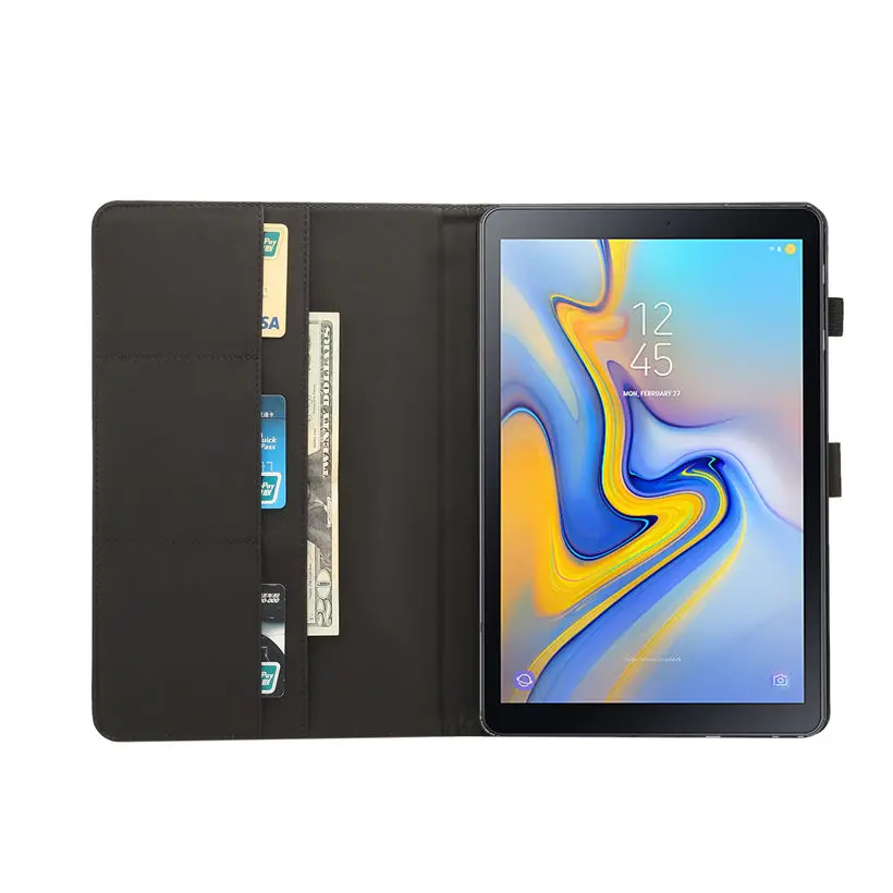 Роскошный чехол для Samsung Galaxy Tab A A2 2018 10 5 дюйма T590 T595 T597 искусственная кожа