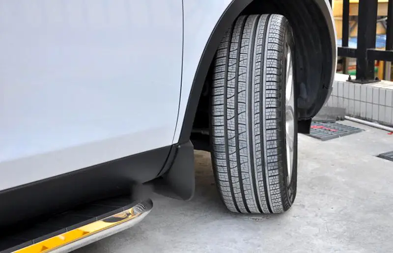 Брызговики из черного инженерного пластика щитки от грязи 4 шт. для Land Rover Discovery Sport