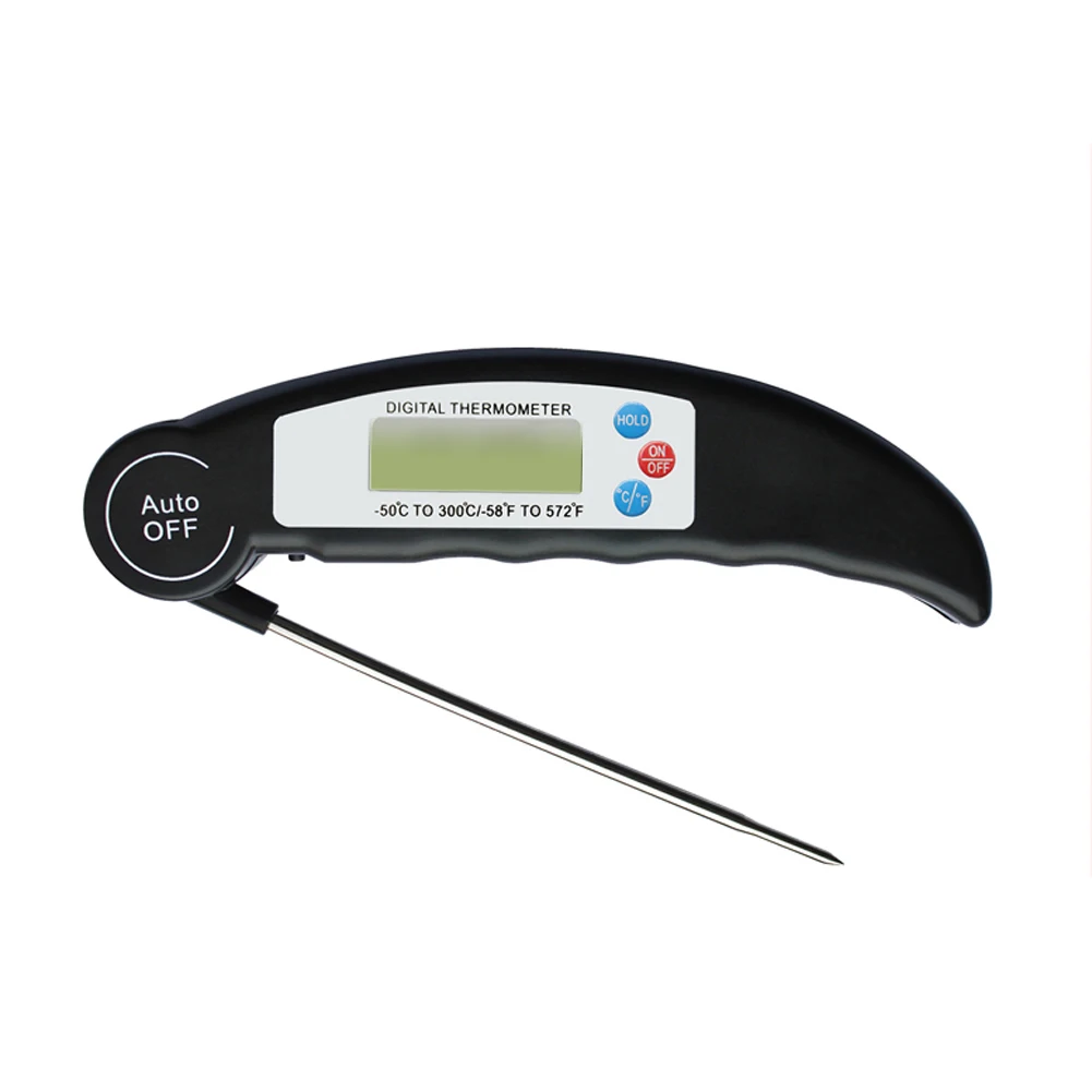 Digital Cooking Water Oil Tools Instant Read Probe Thermometer Foldable Food BBQ Meat Oven Folding Kitchen Thermometer Grill