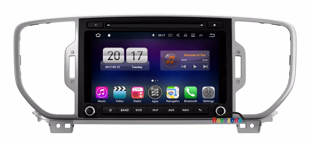 Для Kia Sportage kx5 2016 2017 Android 7.1 Авто Радио автомобильный DVD стерео GPS спутниковой