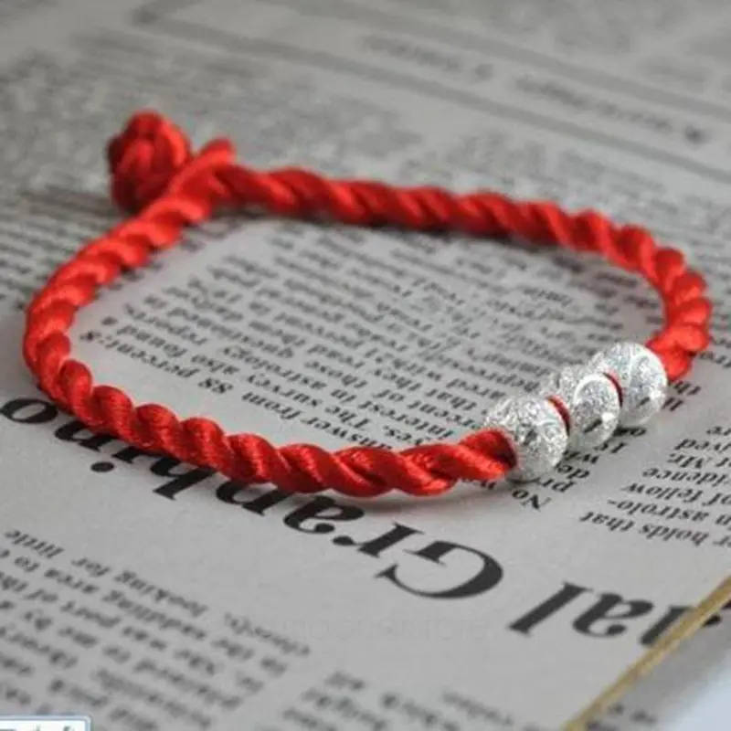 2018 горячие женские браслеты ювелирные изделия Стильный счастливый шарик красная