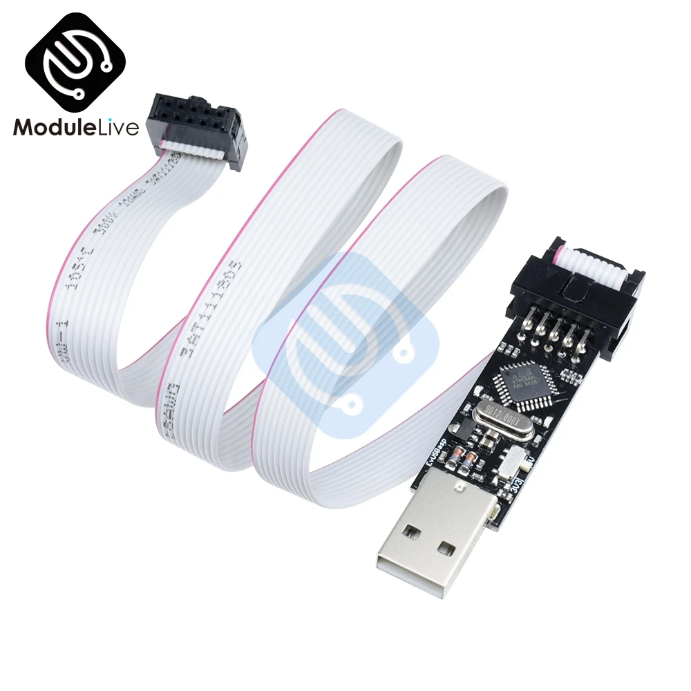 

USBasp USBISP 3,3 В/5 В AVR программатор USB ATMEGA8 ATMEGA128 микроконтроллер EEPROM поддержка AVRDude 10 pin интерфейс ISP
