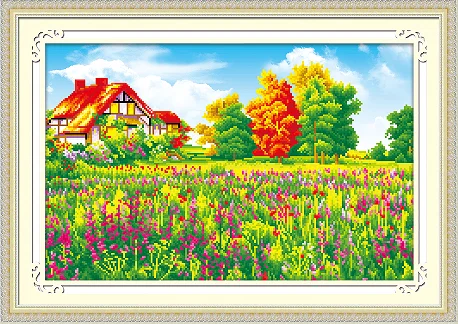 Новинка! Пастырское дом Алмазная мозаика алмазная живопись 5d поделок набор