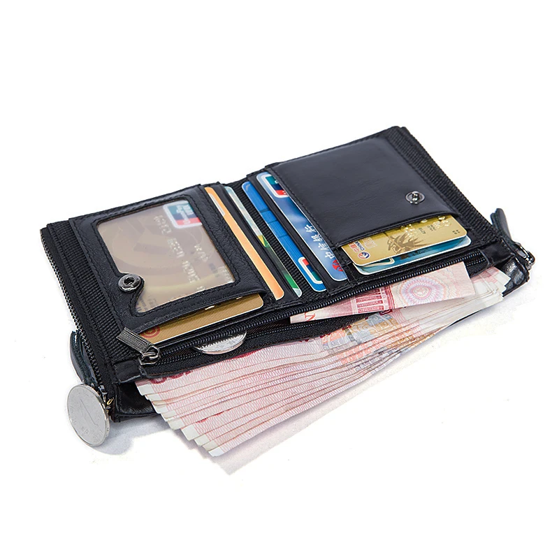 WESTAL короткий кошелек мужской натуральная кожа портмоне мужское кошелёк мужские