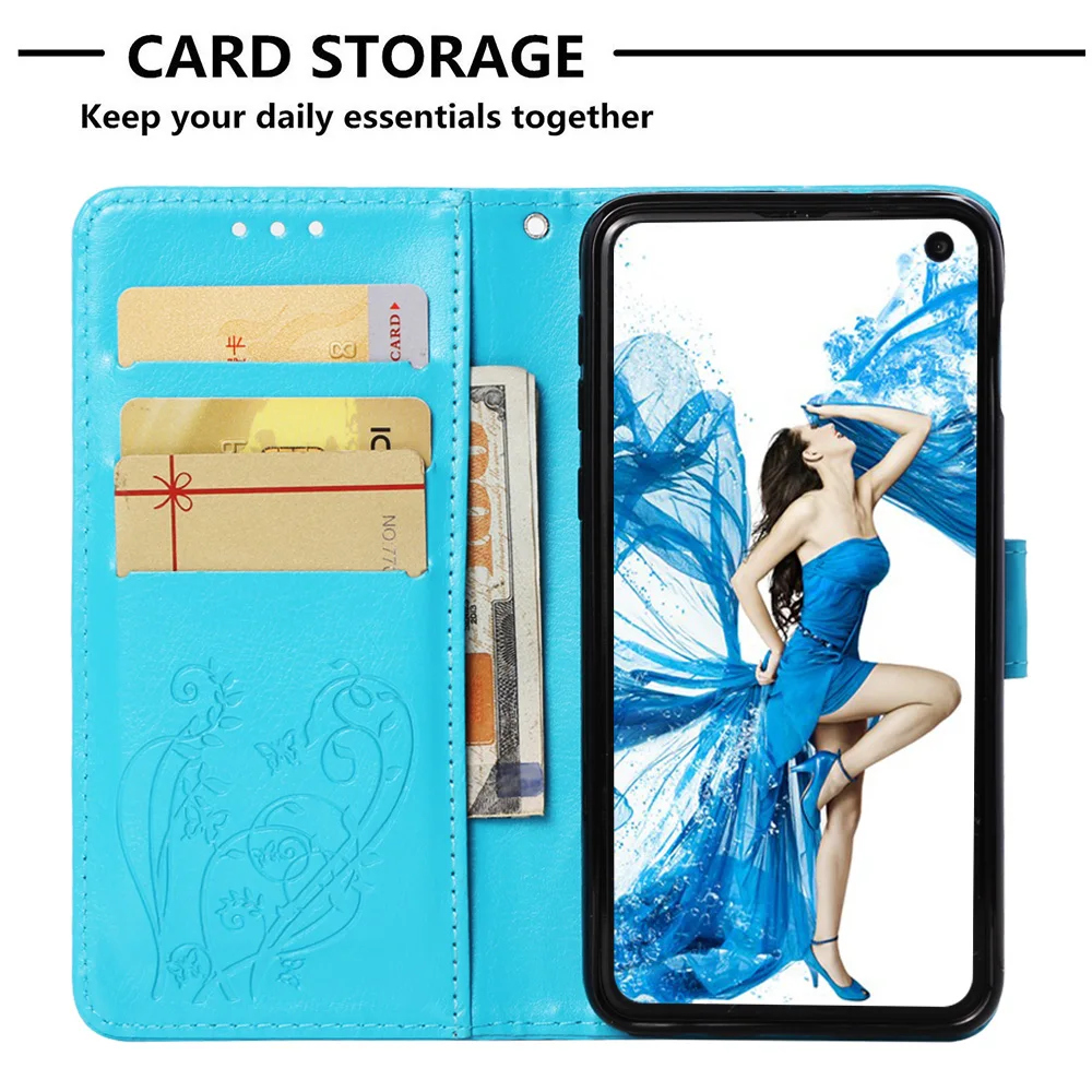 Кожаный чехол для Samsung Galaxy S10E S10 Lite флип телефона G970 SM G970X G970F/DS с подставкой полный