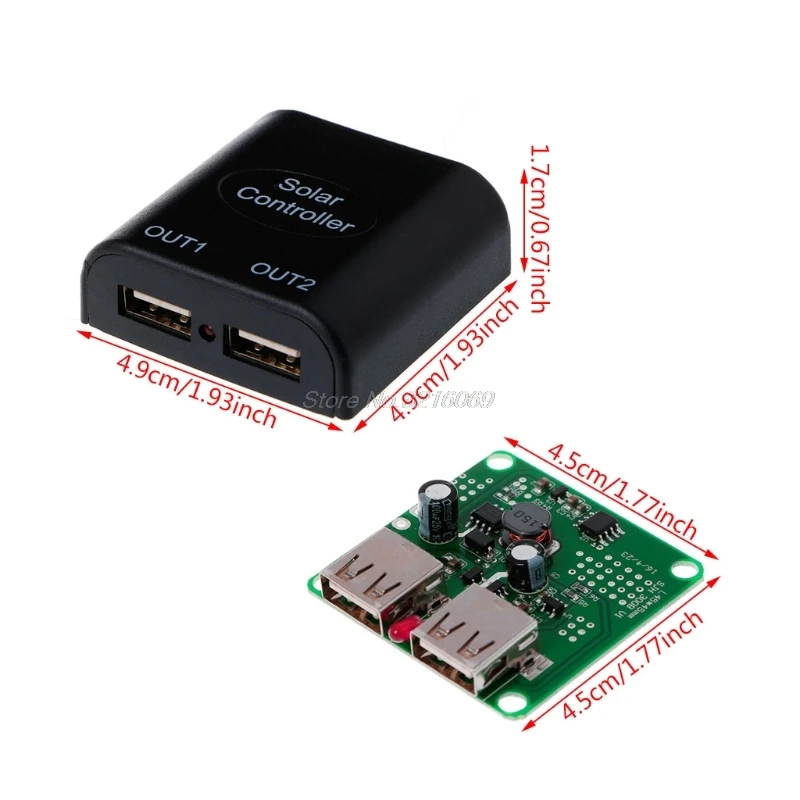 1 шт. x 5 В 2 А + 9 постоянного тока зарядное устройство USB внешний аккумулятор