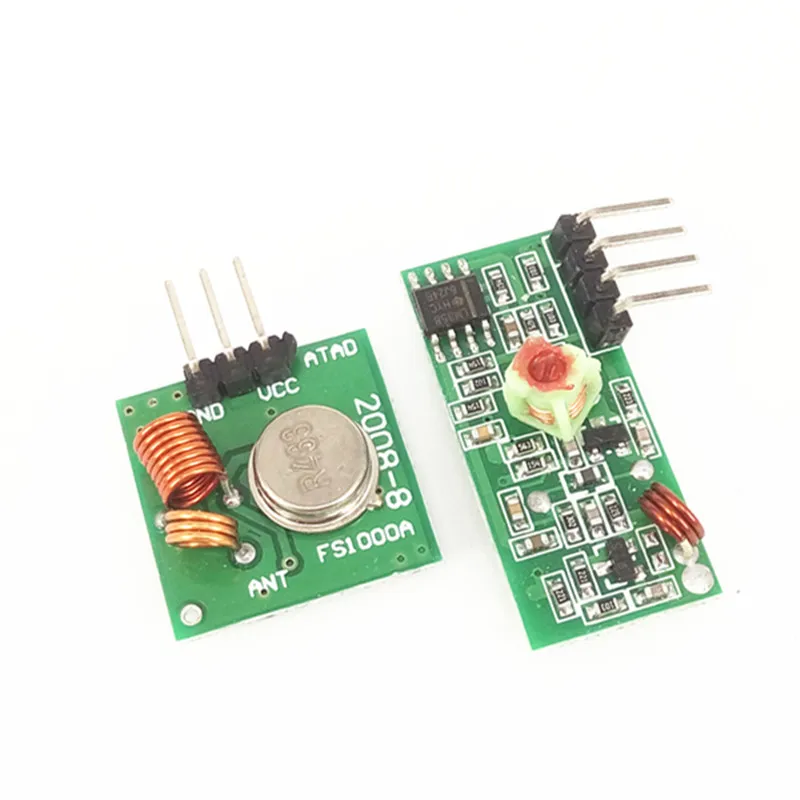 10set 315Mhz/433Mhz Rf Transmitter and Receiver Module Kit for arduino Raspberry pi Wireless Diy | Электронные компоненты и