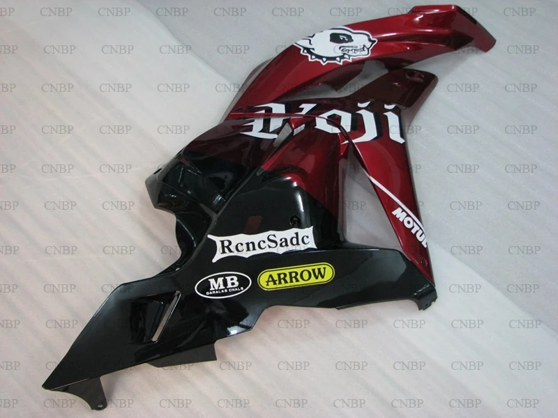 Обтекатель для мотоцикла CBR600 RR 09 10 Honda CBR600RR 2009-2012 жемчужно-красный 6 комплектов