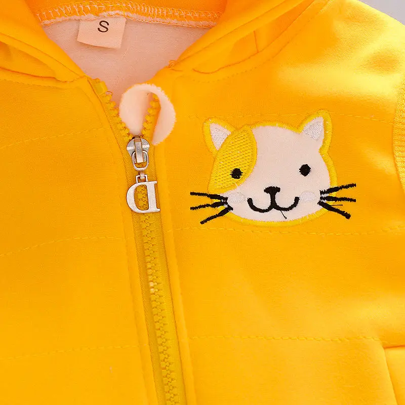 Комплект из 3 предметов одежда для девочек Хлопковая весенняя толстовка с