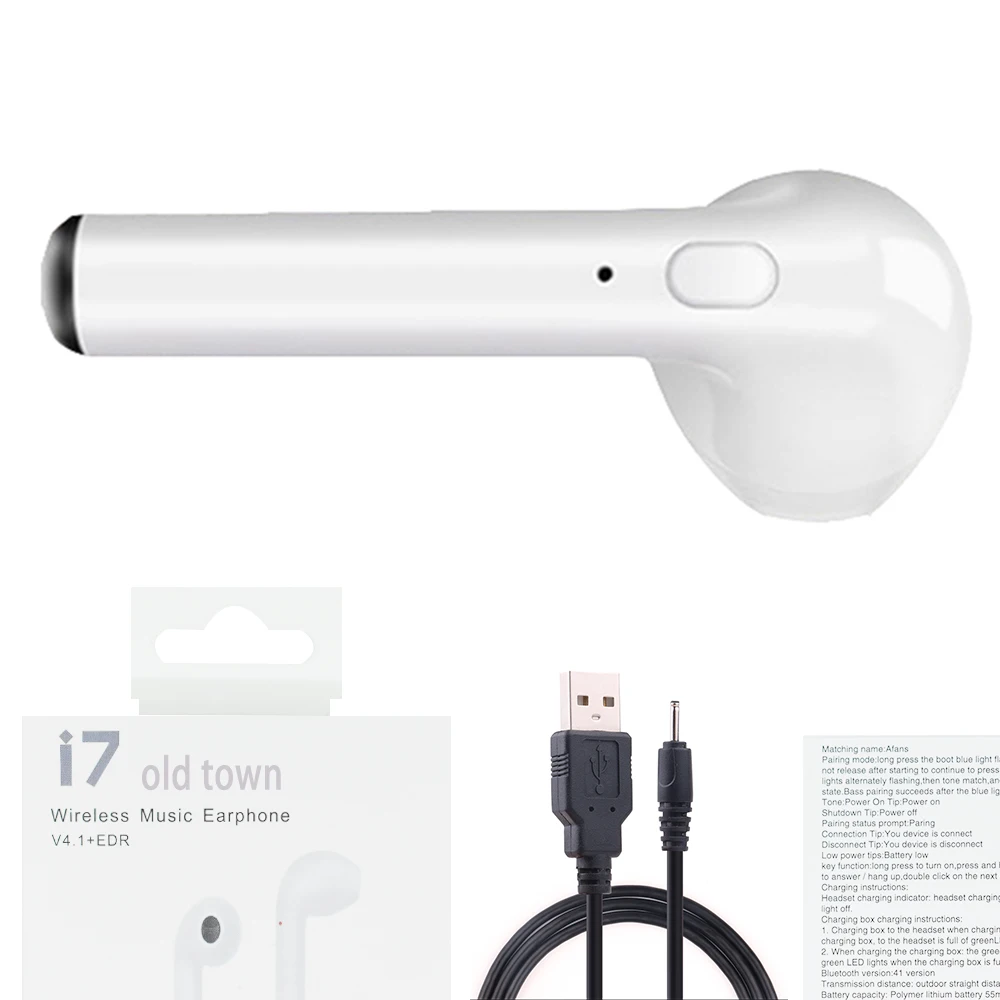 Беспроводные наушники Yuchenge MC Mini Music Bluetooth для наушников с одним ухом Iphone samsung