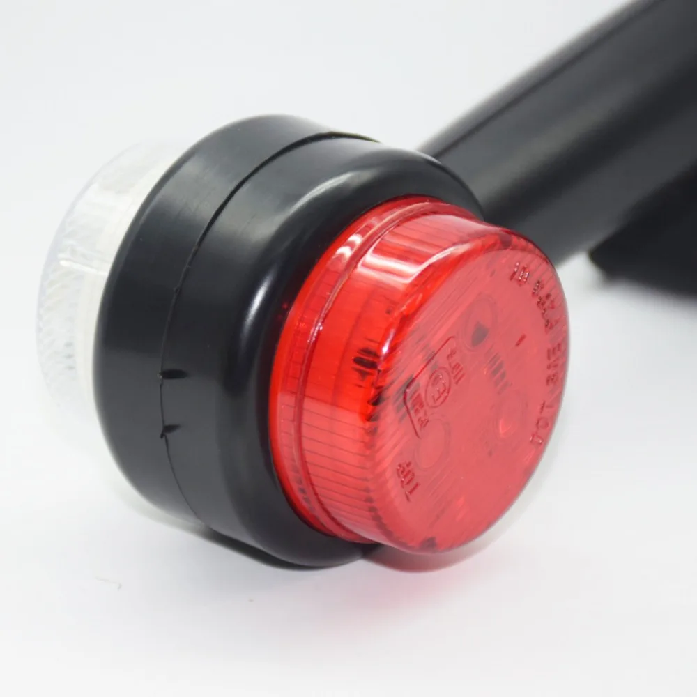 2x 6LED 12V/24V красного и белого цвета с двойными бортами маркер прицеп света