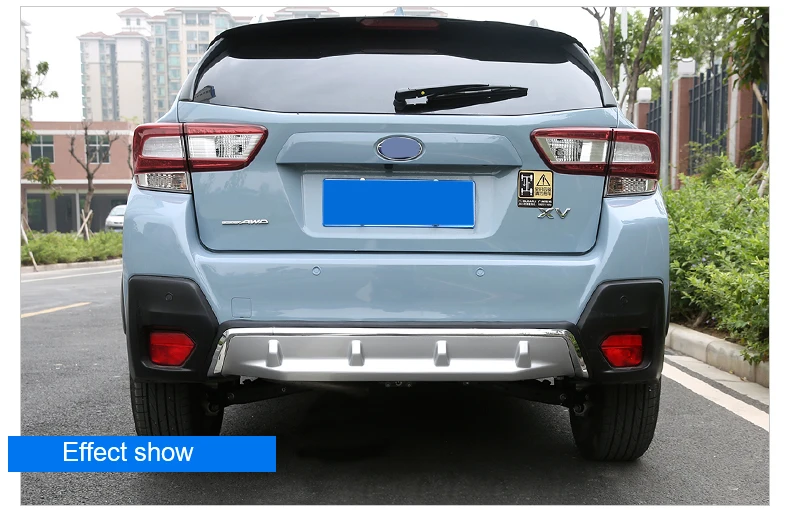 Для Subaru XV задний бампер Защита от скольжения крыло Защита бампера накладка автомобиля-Стайлинг